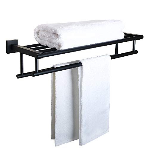 Promo Discount Up To 70% Off Suny Deals 24-Inch Towel Bar Bathroom Lavatory Shower Towel Rack Towel Shelf with Double Towel Bars Wall Mount Holder, SUS 304 Stainless Steel Matte Black 🛒 Flash Sale Suny Deals 24-Inch Towel Bar Bathroom Lavatory Shower Towel Rack Towel Shelf with Double Towel Bars Wall Mount Holder, SUS 304 Stainless Steel Matte Black