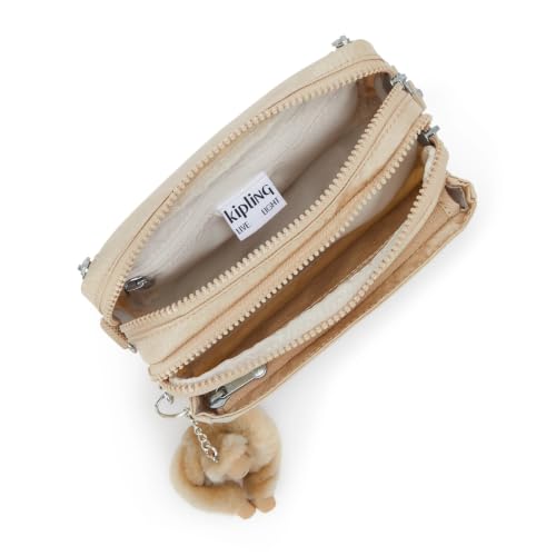 Image of Kipling Women's Abanu Medium Crossbody Bag, Lightweight, Adjustable Nylon Waist Pack with Multi-Compartment Zip Pockets