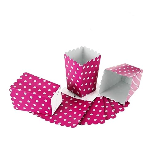 Mikinona Cajas De 24 Uds. Contenedores De Palomitas De Maiz Titular De Palomitas De Maíz Cajas De Palomitas De Maíz Caja De Palomitas De Pollo Desechable