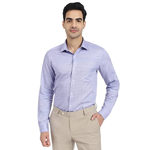 Image of Arrow Men Slim fit Cotton Printed Long Sleeves Cutaway Collar Shirt