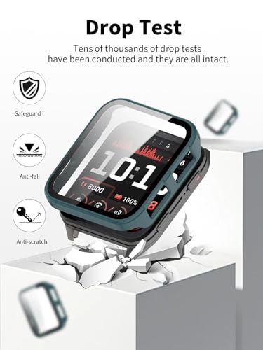 Coque transparente et verte pour Garmin Venu X1 au design intégré - 4