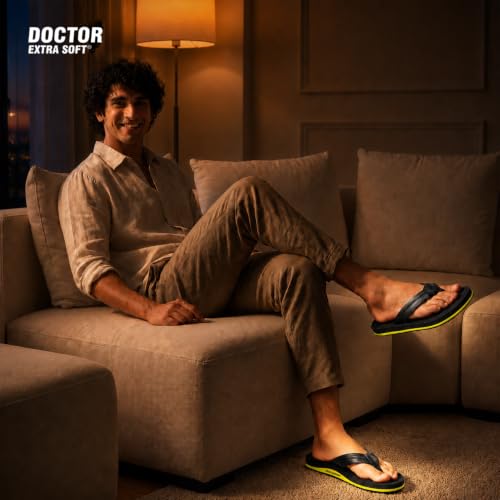 Image of DOCTOR EXTRA SOFT Thong Arch Support Ortho Slippers for Mens D-38