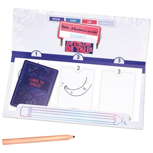 Reviews de Mesas de dibujo más recomendados. 42 Hasbro Games Detalle de Talla - Juego de Mesa de Dibujar y Adivinar para 3 a 6 Jugadores a Partir de 13 años