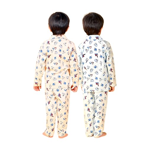 Image of Jam & Sugar Boys Cotton Printed Night Suit Set