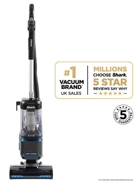 Shark Corded Upright Vacuum Cleaner 1.1L with Lift-Away Technology, LED Headlights, Anti-Allergen, 8m Cord, 750W, Crevice, Multi-Surface Tools, Blue/Black, NV602UK - Image 3