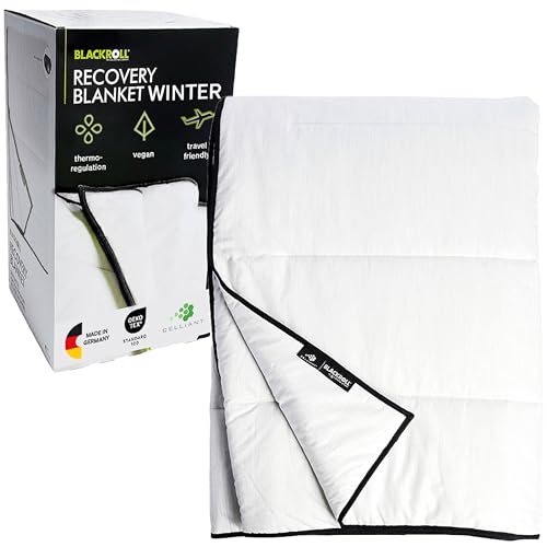 BLACKROLL Recovery Blanket Winter - Atmungsaktive Winterdecke mit CELLIANT-Regeneration 155x220cm Made in Germany Vegan