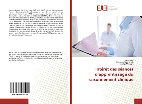 livre Intérêt des séances d’apprentissage du raisonnement clinique