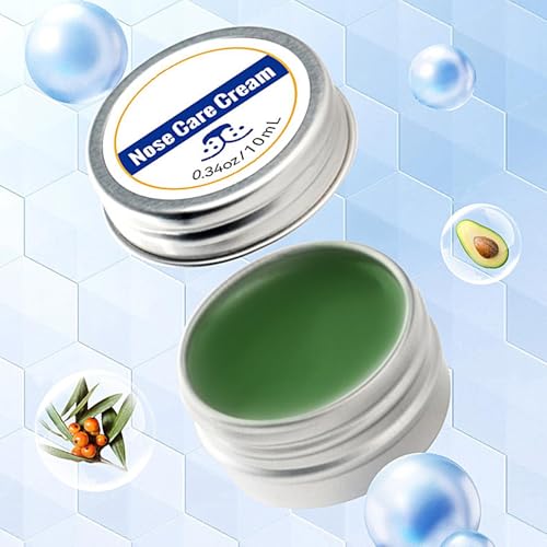 Gvblkq Dog Nose Balm, 10ml Moisturizing Dog Balm, Natural Snout Soother, Rapid Absorption, Pet Snitch Cream, Effective for Dogs and Cats, Gentle Formula, for Puppies, 5x5x2.5cm
