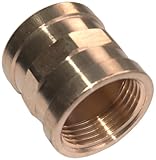 Muffe 3270 Viega 266561 Muffe Modell 3270 Rotguss, blank, Innengewinde 1 Zoll