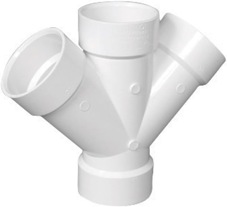 Genova Products 73415 Double Wye Pipe Fitting, 1 1/2"