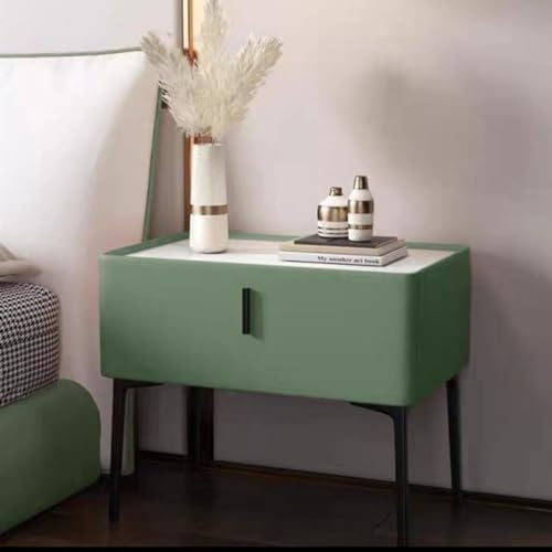 Table de chevet de chambre fonctionnelle avec rangement HJMMHX gris