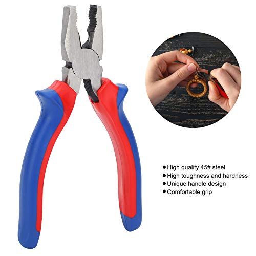 Alicates de combinação multifuncional, descascador de arame, com alça antiderrapante, cabo profissio