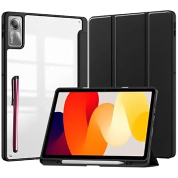 Case Capa Para Xiaomi Redmi Pad Se 11 Polegadas 2023 + Caneta DM ACESSÓRIOS (PRETO)