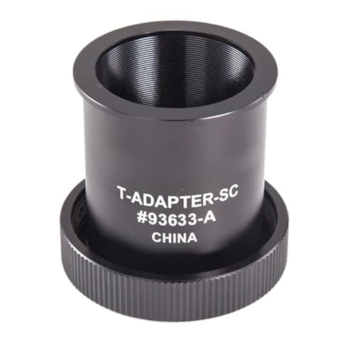 Adaptador de Montura en T para telescopios ideal para fotografiar la luna en noches despejadas