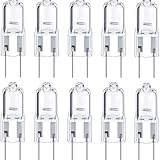 OakGlow Shock-Resistant GY6.35 Halogen (10-Pack),12V/24V 20W-50W,for Machine Tool/Instrument Lighting​(50W/24V)