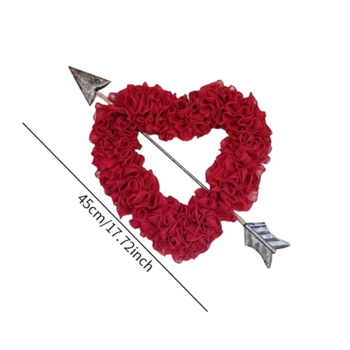 Guirlande cœur Saint-Valentin pour célébrer l'amour dans votre entrée - 4