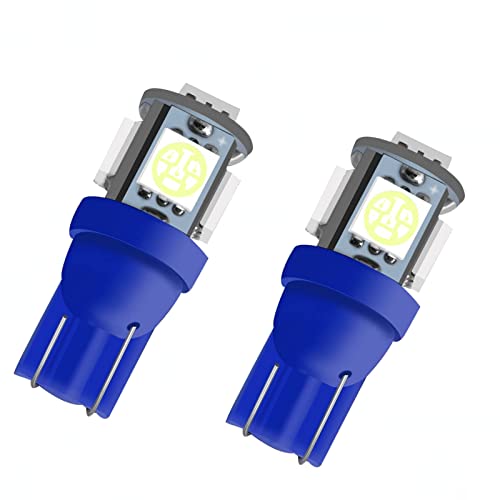 10Pack T10 194 168 Led Light Bulb 158 161 Pc194 Pc195 Instrument Panel Gauge Cluster Dashboard Automotive Light Bulb Lights Ice Blue #TOP5