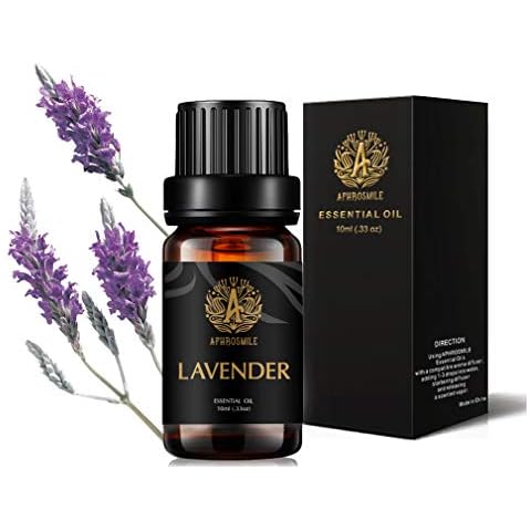 100% Pure Lavender Essential Oil for Diffuser, Aromatherapy Lavender Oil for Humidifier, 10ml Pure Essential Oil Lavender for Home, 0.33oz Aromatherapy Lavender Essential Oil for Massage Cover