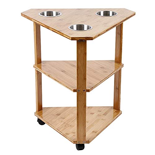 katylen-Side Table Side Table, Movable Solid Wood Simple Small Coffee