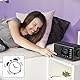 Hama DAB Radio mit DAB+/DAB und FM DR1000DE (Digitalradio mit großem Display, Küchenradio mit einfacher Bedienung, kleines Radio mit großen Tasten, UKW, AUX, 5W, Radiowecker, Seniorenradio) schwarz