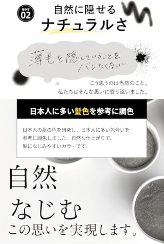 HAN.d moir 薄毛・白髪隠し 増毛スプレー パウダー 100g