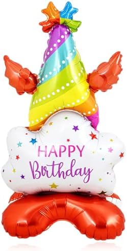 Birthday Hat Balloon 18 Inch, Giant Balloon Decor 3D Dream Decor ...