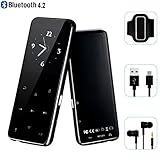 HiFi & Support 64 GB TF-Karte: Die ausgereifte HiFi-Technologie bringt Ihnen die ursprüngliche verlustfreie Musik. Wenn Sie viel mehr Songs speichern möchten, kann dieser TF-Kartensteckplatz Ihren Anforderungen entsprechen, er unterstützt 64 GB TF-Karte (TF-Karte ist nicht im Lieferumfang enthalten). Unterstützte Audio-Formate: MP3/WMA/APE/FLAC/WAV/AAC-LC/ACELP. Bringt kristallklaren Sound und ein erstaunliches Hörerlebnis