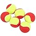 SparkFeng 6Pcs Tennis Balls, Youth Tennis Training Balls, Plush Rubber, Lightweight Soft Elastic, Pressureless Tennis Balls for Beginners Practice,