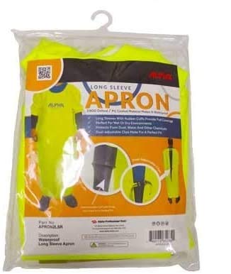 Alpha Professional Tools Multi-Purpose Long Sleeved Waterproof Apron (Small - 42