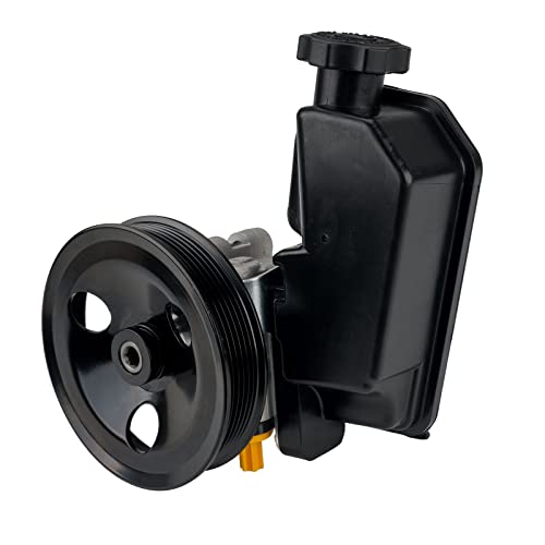 PHILTOP Power Steering Pump 21-5429 for Dakota 2005 2006 2007 3.7L 4.7L, Raider 2006 2007 3.7L 4.7L Power Assist Pump 52855186AE Automotive Replacement Power Steering Pumps with Reservoir Pulley