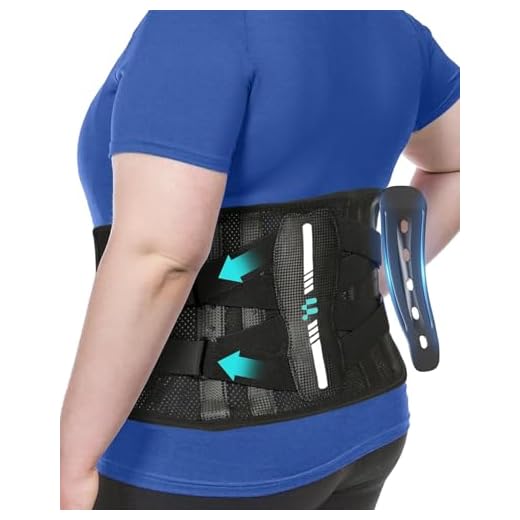 Fitomo Faja Lumbar para Hombre y Mujer con Varillas de Carbono - Soporte Lumbar Ergonómico para Alivio de Dolor de Espalda, Ciática, Hernia Discal - Ideal para Postura, Trabajo y Levantar Peso