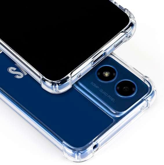 Skinit Clear Phone Case Compatible with Moto G Play 4G - Officially Licensed NFL Dallas Cowboys Helmet Design