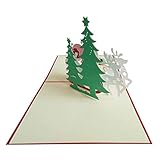 einfache weihnachtskarten ohne umschlag ◆ Verpackungsliste, Umschlag + opp Beutel, Größe 15 * 15cm, die Größe ist bequem für Sie zu tragen.