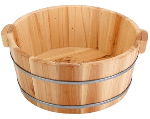 Baril bain pieds en bois pour votre rituel spa à domicile relaxant en toute sécurité