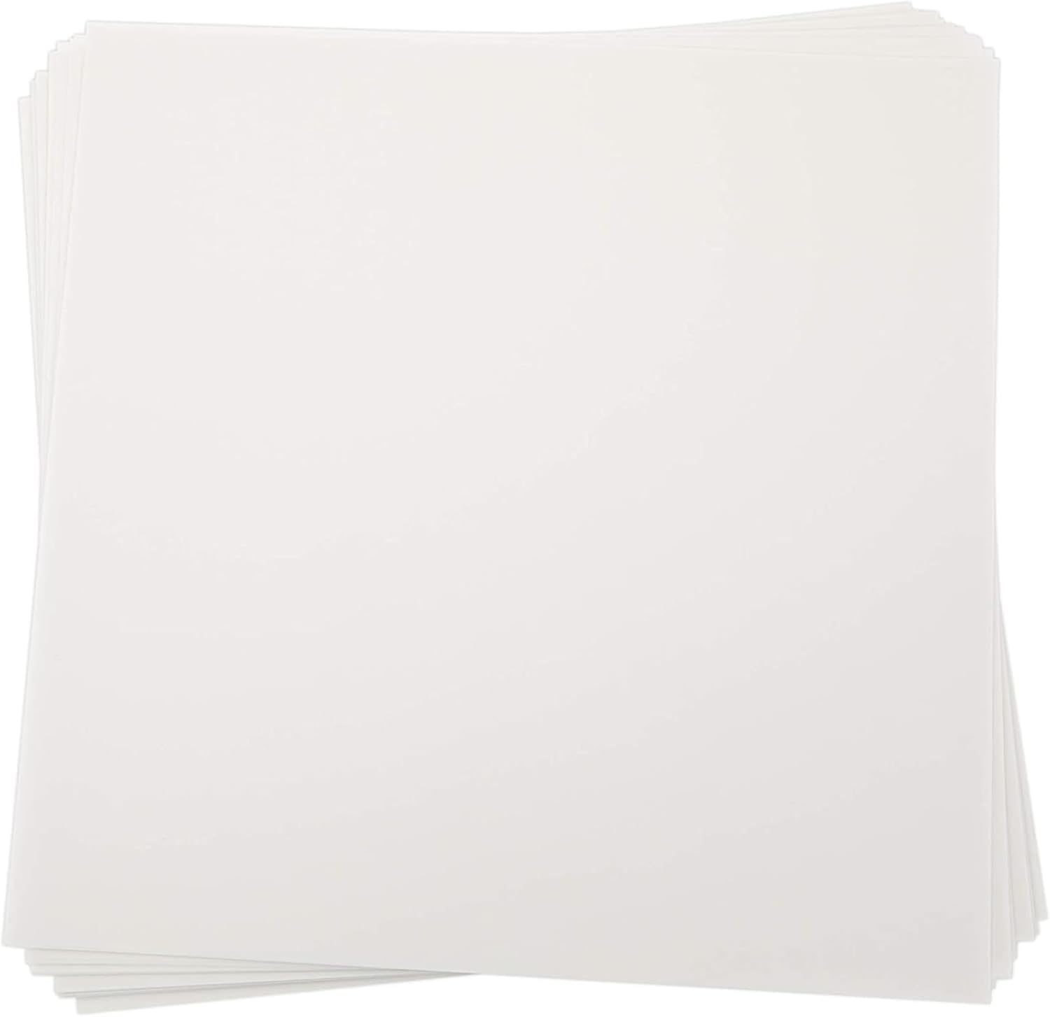 Paper Junkie 100 Sheets Translucent Vellum Paper for Invitations, Crafts, Tracing, 93 GSM (White, 12x12)