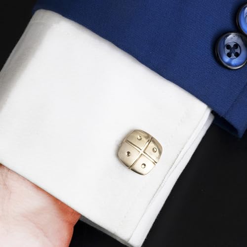 Image of To The Nines Men's Tie, Pocket Square & Cuff links Set and Lapel Pin, Gift Pack for Him