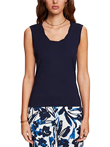 ESPRIT Damen Tanktop mit Ausschnitt in Twist-Optik