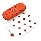 Brillenetui für Kinder Jungs, Fußball Hardcase Brillenetui, Harte Brillenetui Kratzfeste Brillenbox Sonnenbrillen Lesebrille Hartschalen Etui Brillenorganizer Brillenaufbewahrung für Damen Herren
