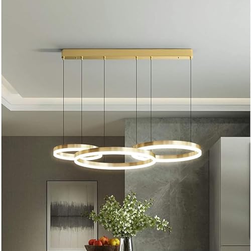 Lampe suspendue moderne à LED réglable pour salle à manger