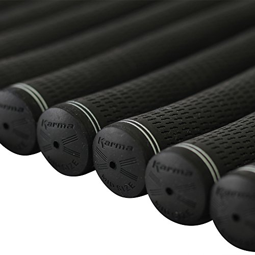 Karma 13 Piece Men's Midsize Golf Grips Pro Velvet Black Mid Size Grip Set Pack #TOP4