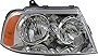 JP Auto Compatible with Lincoln Navigator Headlight Lamp 2003 2004 2005 2006 Halogen Passenger Right Side