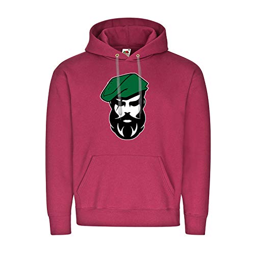 Sweat à capuche ISAF US Tactical Beard Operator rouge M