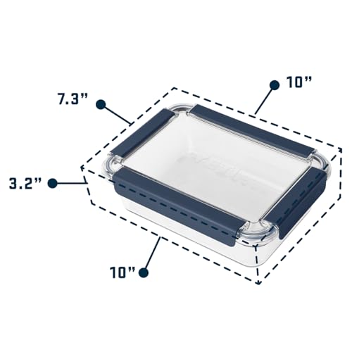 Image of YETI Plastic Food Storage Container, BPA Free, Locking & Airtight Lid, Microwave, Freezer, and Dishwasher Safe, Leak-Proof, Cooler and Thin Ice Compatible