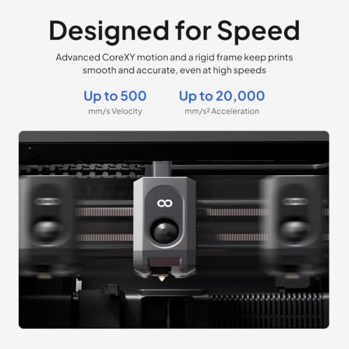Image of ELEGOO Centauri 2 CoreXY 3D Printer, 500mm /s High-Speed Printing with Smooth Print Quality, Full Auto Calibration, 350C High-Temp Nozzle, 256x256x256mm Build Volume for Beginners & Makers