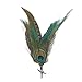 Peacock & Pheasant Oktoberfest Hat Feathers with Stag Pin (Fish Pin)