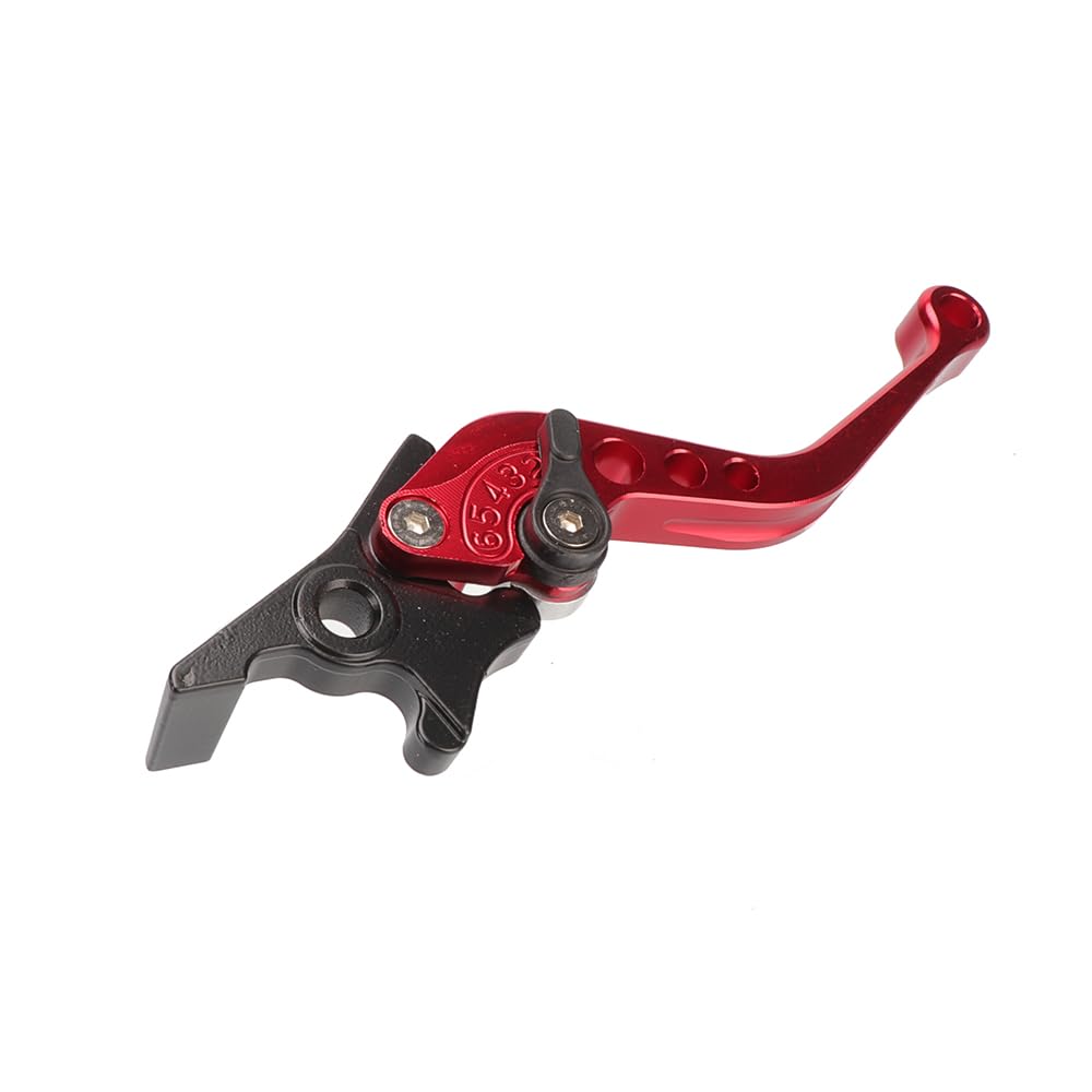 Leviers de frein Levier de frein et d'embrayage universel 22 mm (7/8") usiné CNC pour moto scooters(Silver A)