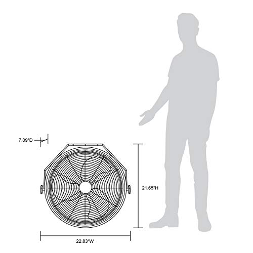 Newair WINDPRO18W Wall Mounted High Velocity Fan thumb #8