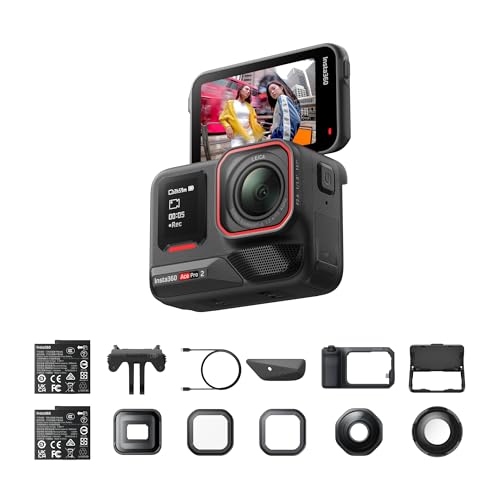 Insta360 Ace Pro 2 �t���v���V���[�^�[�L�b�g - 8K�h���A�N�V�����J�����i���C�J�����J���j�B�X�g���[�g�B�e�O���b�v Pro�A�V�l�}�e�B�b�N�����Y�A�N���[�Y�A�b�v�����Y�A���L�p�����Y�A�u���b�N�~�X�g�t�B���^�[�A�X�^�[�t�B���^�[�t���B