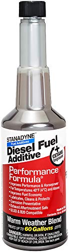 Warm Weather Blend by Stanadyne - 8 Pack (Pint 16oz) of Performance Formula Diesel Additive | Stanadyne # 43570