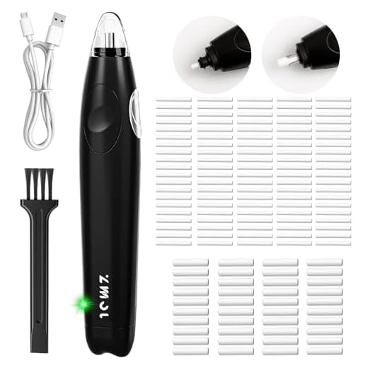 Zmol Electric Eraser with 170 Eraser Refills and USB Rechargeable, Electric Pencil Eraser for Artists, Detailing Tool, Electric Eraser for Drawing, Sketching, Architectural Plans